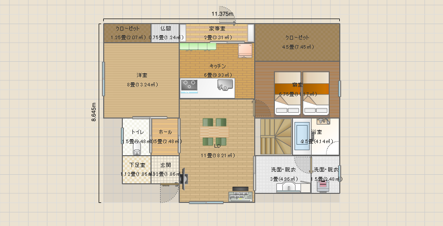 寝室1Ｆ No.22