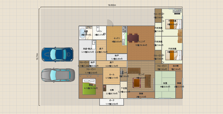 家族6人　平屋に住みた～い！